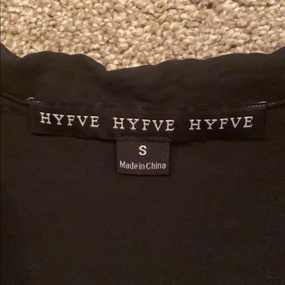 Black button up blouse - Picture 2 of 5